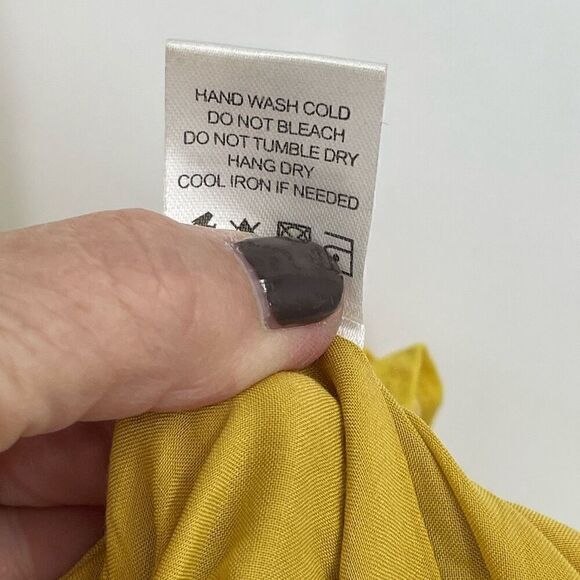 Lovers + Friends Yellow Lined Floral Off The Shoulder Mini Dress Medium - Picture 6 of 10